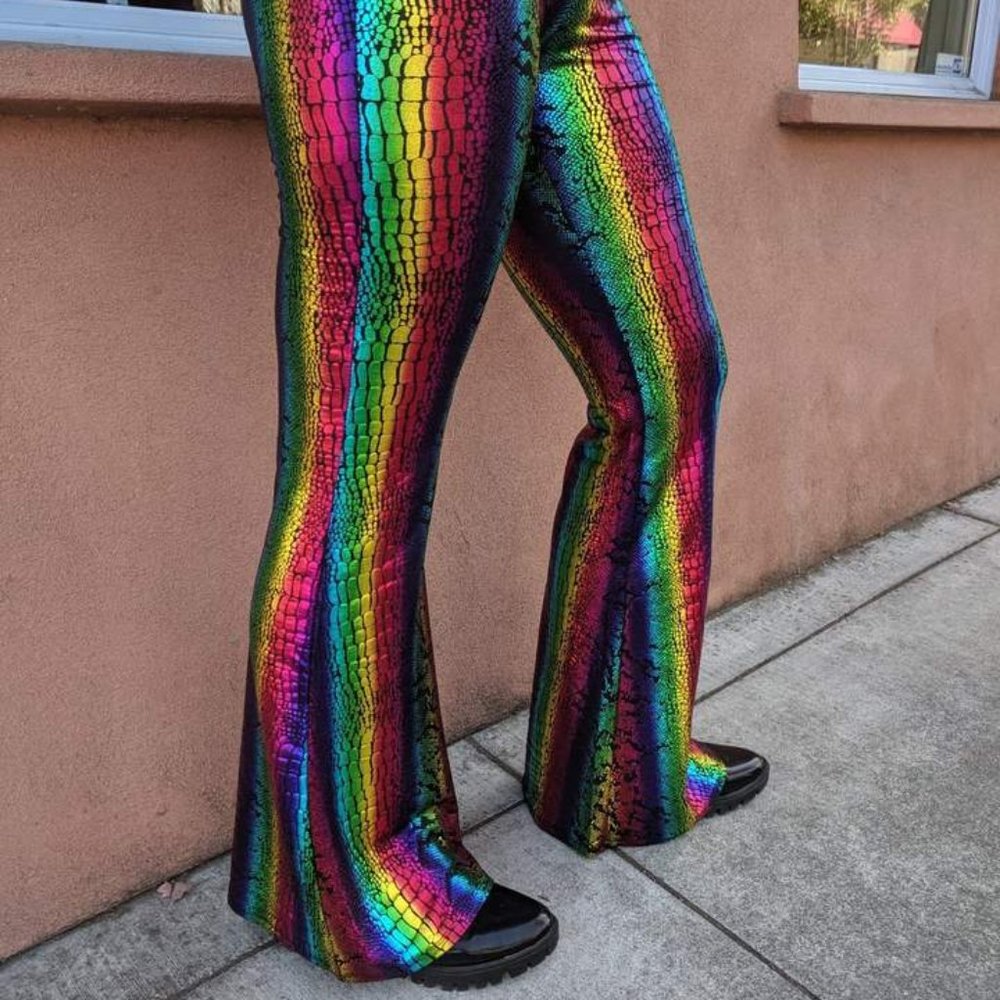 Rainbow Snake Serpent Bell Bottoms Dolls kill - Picture 5 of 6